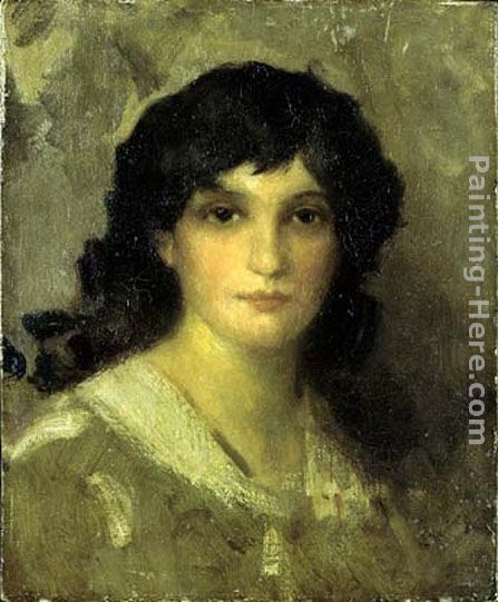 James Abbott McNeill Whistler Head of a Young Woman